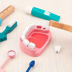 Montessori Medical Set Toys Pretending Doctor Game Equipment Dentist Set