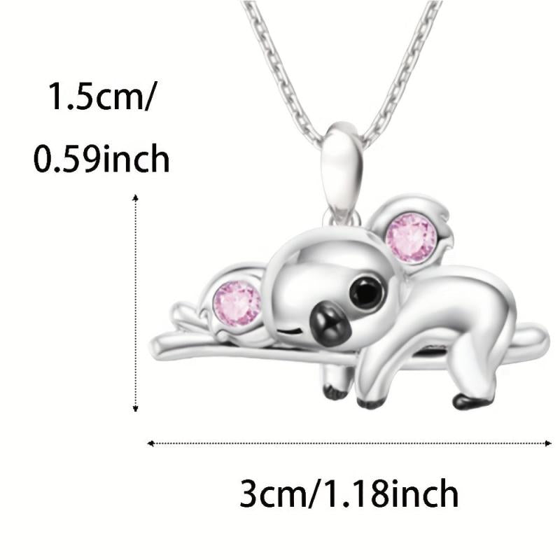 Cute Koala Pendant Necklace - Ideal Gift for Her
