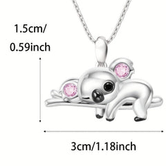 Cute Koala Pendant Necklace - Ideal Gift for Her