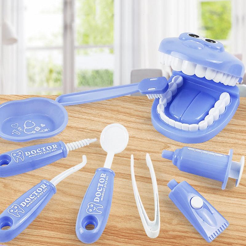 9pcs Dentist Toy Set for Kids Pretend Play