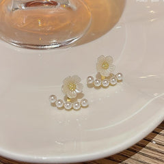 Irregular Flower Front & Back Earrings for Hot Models