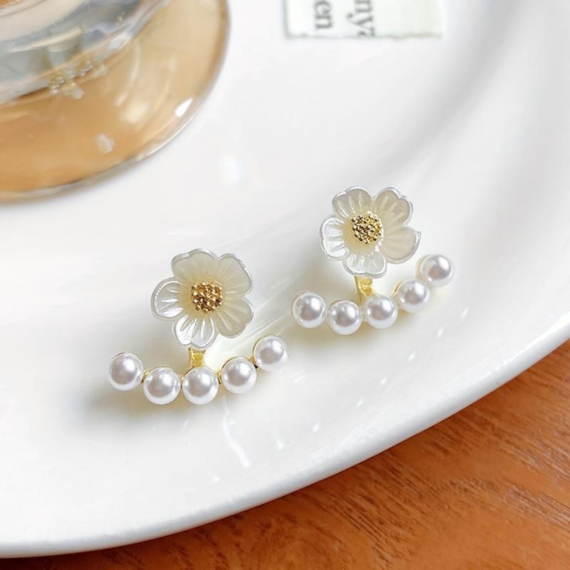 Irregular Flower Front & Back Earrings for Hot Models