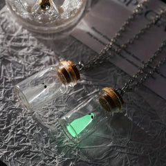 Glow In The Dark Ghost Charm Necklace