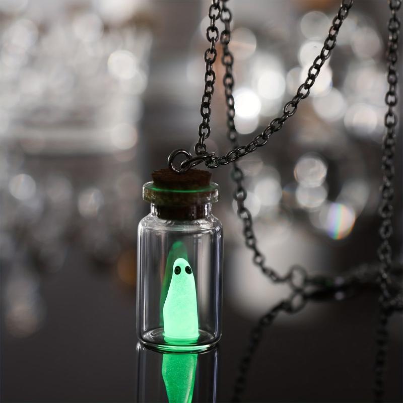 Glow In The Dark Ghost Charm Necklace
