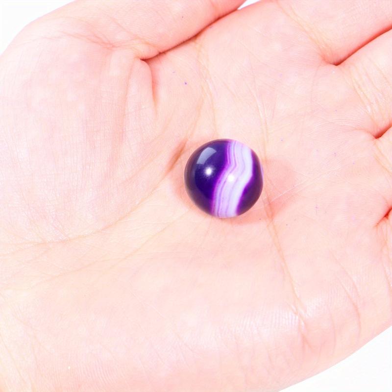 Natura Purple Agate Beads Bracelet 10mm