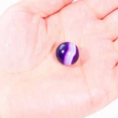 Natura Purple Agate Beads Bracelet 10mm