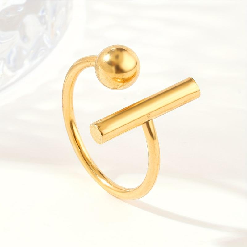 Stylish Stainless Steel Ring N029