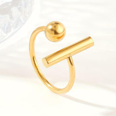 Stylish Stainless Steel Ring N029
