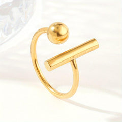 Stylish Stainless Steel Ring N029