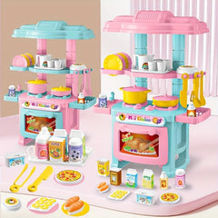 Children's Mini Kitchen Cutlery Set Girls Play House Toys