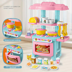 Children's Mini Kitchen Cutlery Set Girls Play House Toys