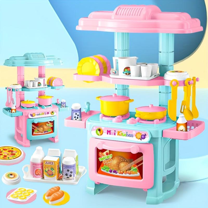 Children's Mini Kitchen Cutlery Set Girls Play House Toys