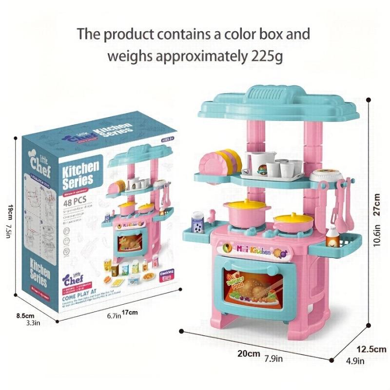 Children's Mini Kitchen Cutlery Set Girls Play House Toys