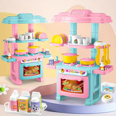 Children's Mini Kitchen Cutlery Set Girls Play House Toys
