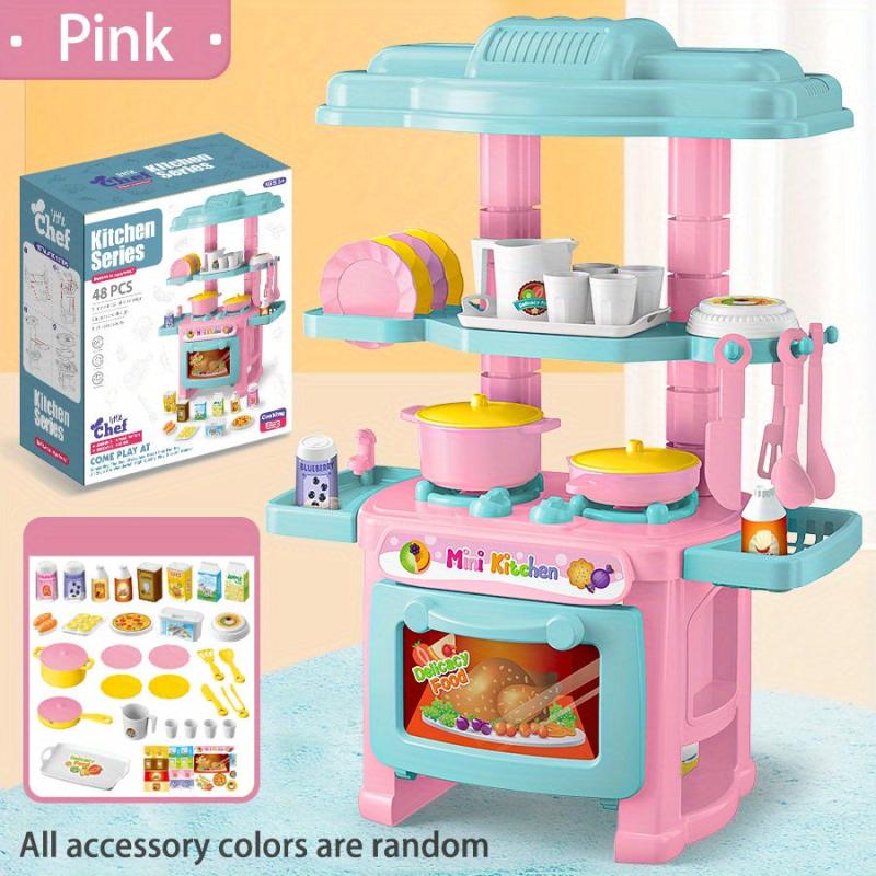 Children's Mini Kitchen Cutlery Set Girls Play House Toys