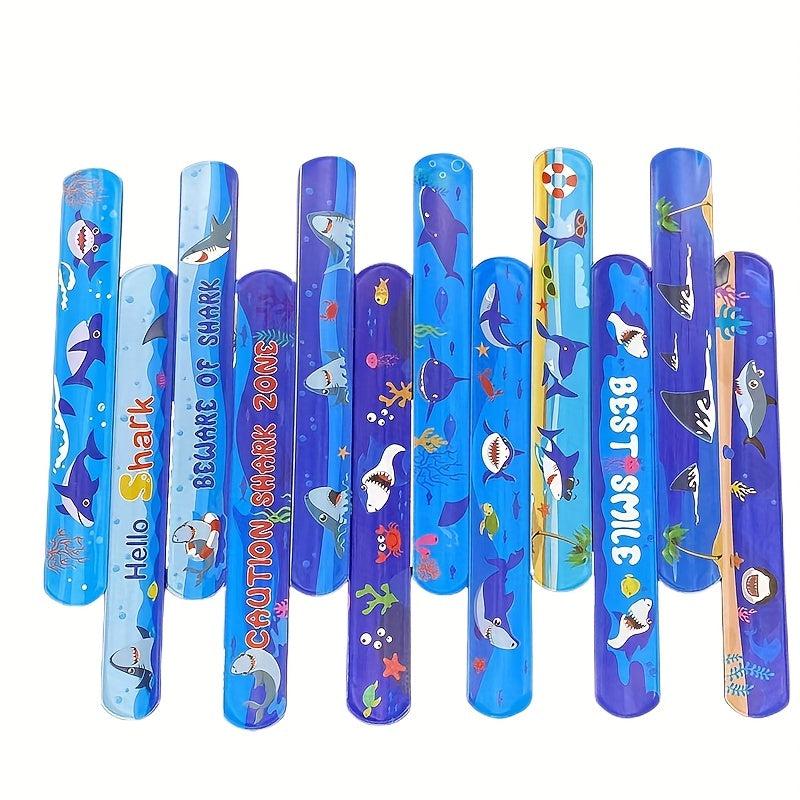 12pcs Shark Claw Bangle Bracelet Marine Life Touch