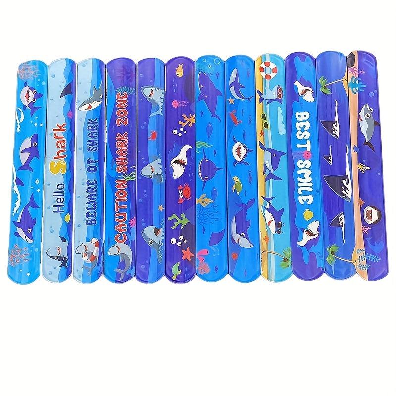 12pcs Shark Claw Bangle Bracelet Marine Life Touch