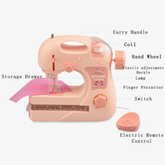 Portable Sewing Machine for Beginners with Night Light