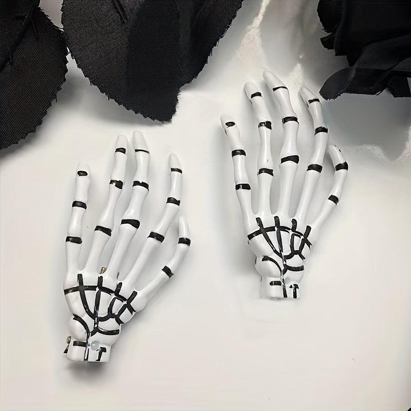 Skeleton Hair Claws for Horror Parties - Cosplay Accessory