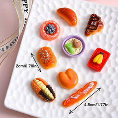 30pcs Resin Food & Drink Bottle Toys for Kids Pretend Play Cooking DIY Craft
