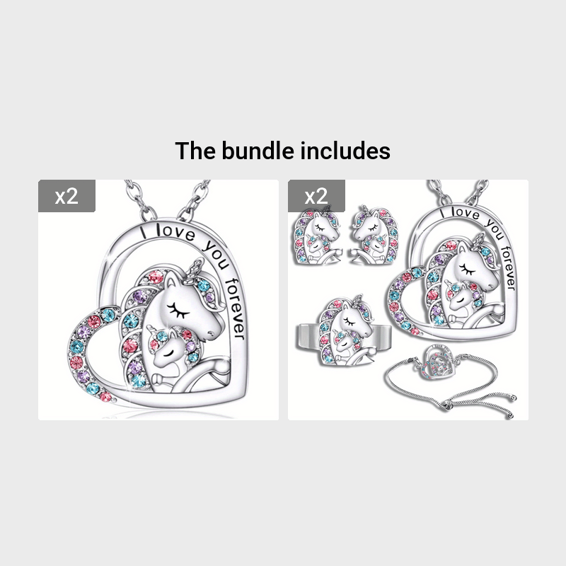 Magical Unicorn Jewelry Set - Perfect Gift for Girls
