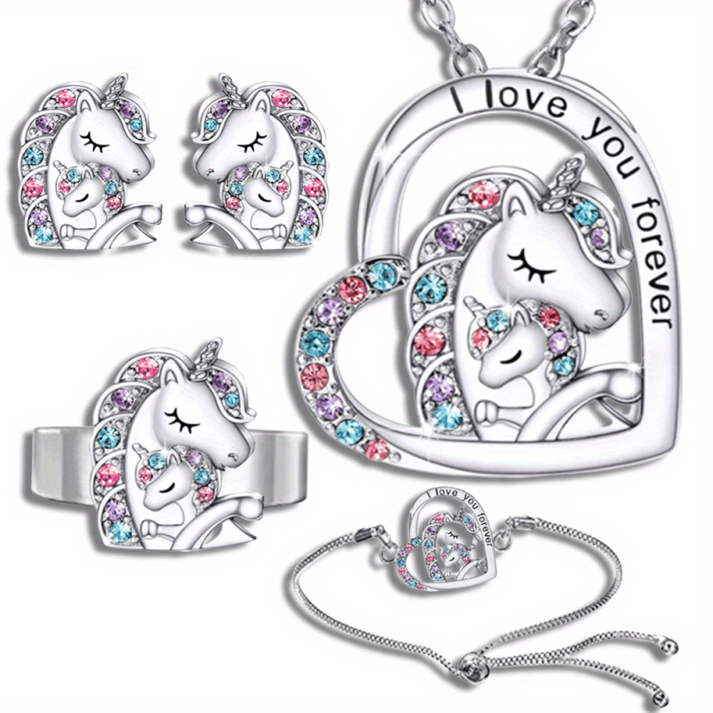 Magical Unicorn Jewelry Set - Perfect Gift for Girls