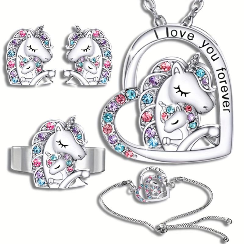 Magical Unicorn Jewelry Set - Perfect Gift for Girls