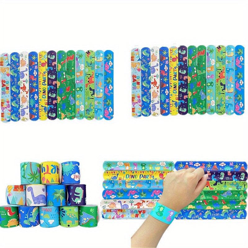 12 Slap Bracelets Children Boy Toys Party Supplies Gift