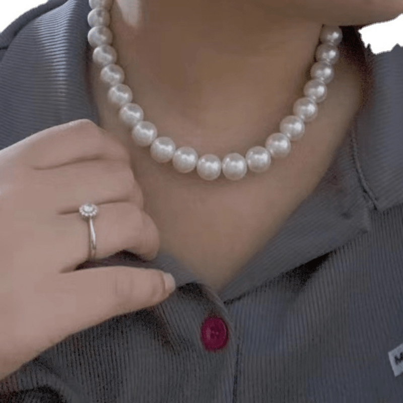 Vintage Pearl Necklace Clavicle Gift Party Jewelry