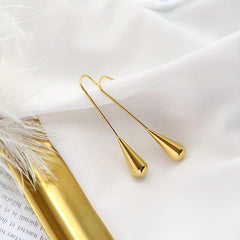 Water Drop Earrings Women's Stud Earrings Oval Drop Earrings Party Gift