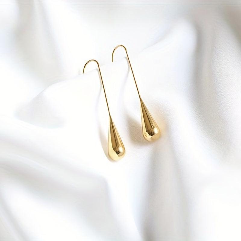 Water Drop Earrings Women's Stud Earrings Oval Drop Earrings Party Gift