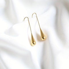 Water Drop Earrings Women's Stud Earrings Oval Drop Earrings Party Gift