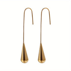 Water Drop Earrings Women's Stud Earrings Oval Drop Earrings Party Gift