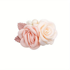 Pink Flower Hair Clip for Girls Hair Accessories