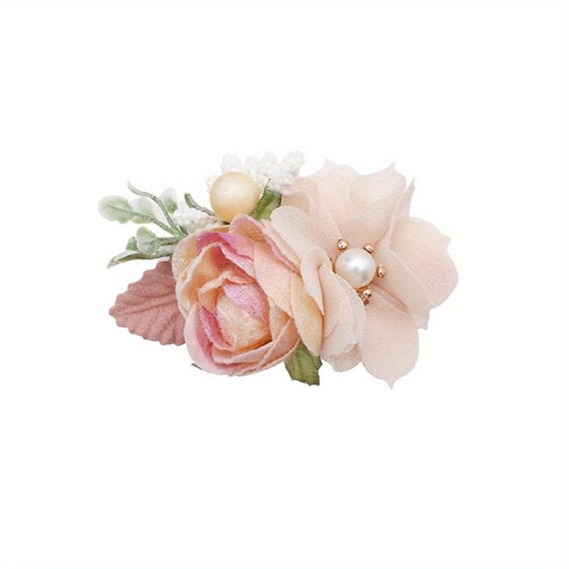 Pink Flower Hair Clip for Girls Hair Accessories
