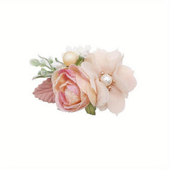 Pink Flower Hair Clip for Girls Hair Accessories