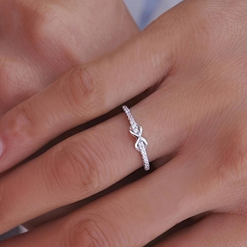 Silvery Plated Women's Ring - Casual Daily Accessories