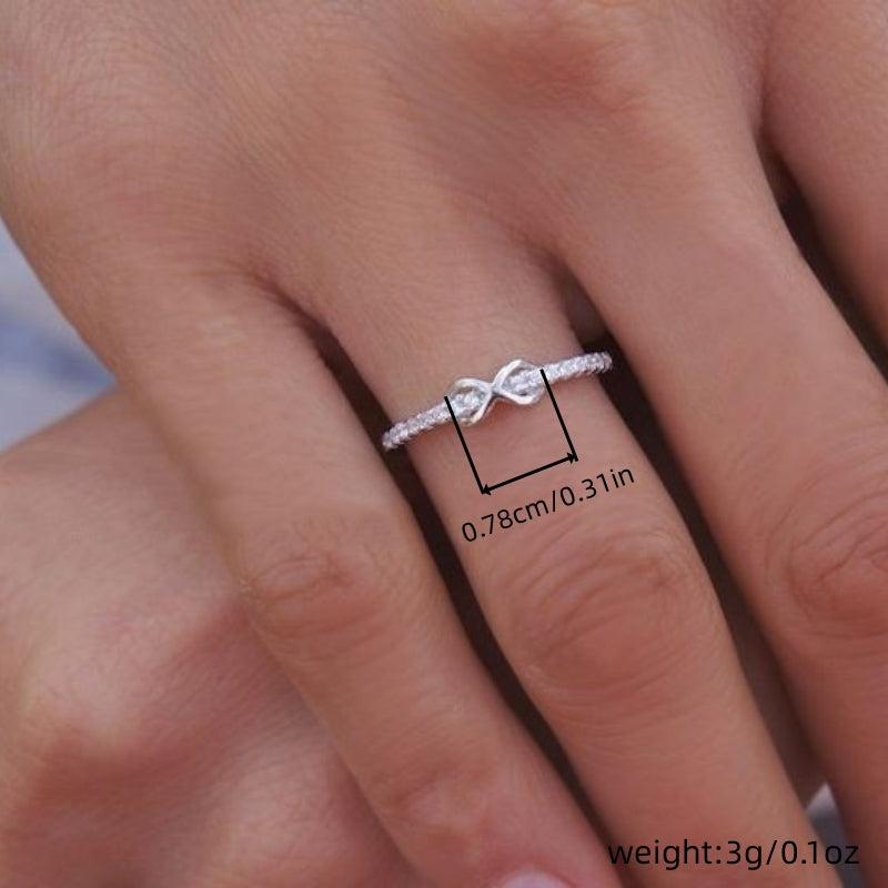 Silvery Plated Women's Ring - Casual Daily Accessories