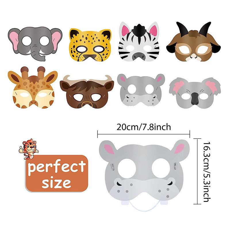 15 Pcs Under The Ocean Animals Masks Party Supplies
