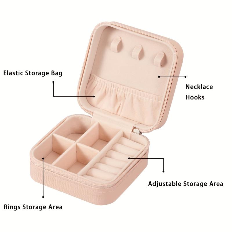 Small Travel Jewelry Box Organizer for Women