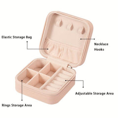 Small Travel Jewelry Box Organizer for Women