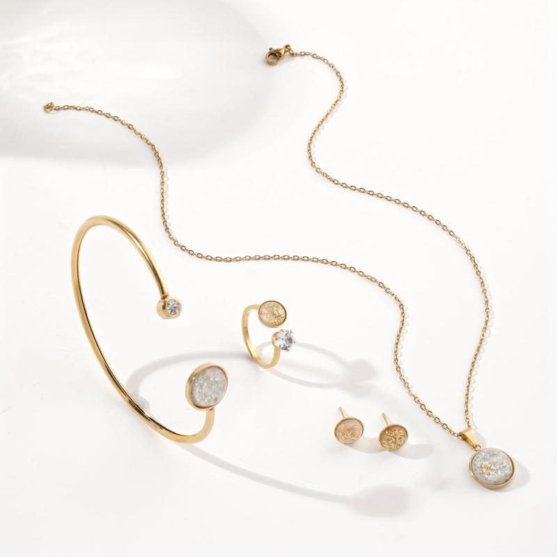 Stainless Steel Jewelry Set for Women and Girls
