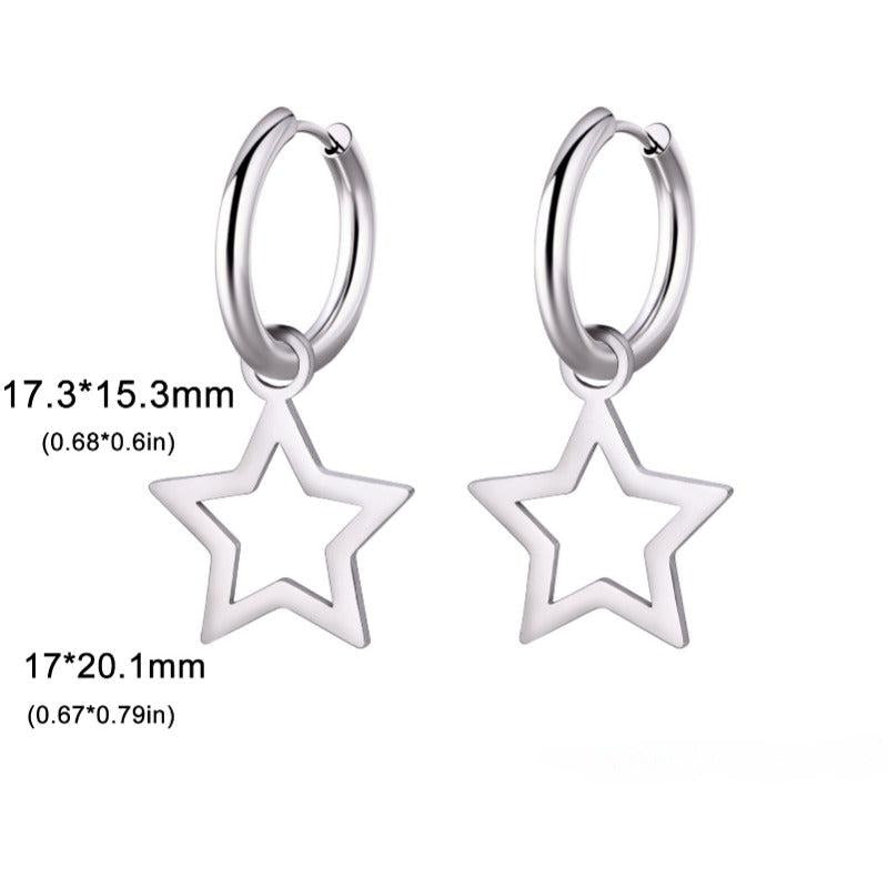 Mini Star Earrings Gift Holiday Jewelry