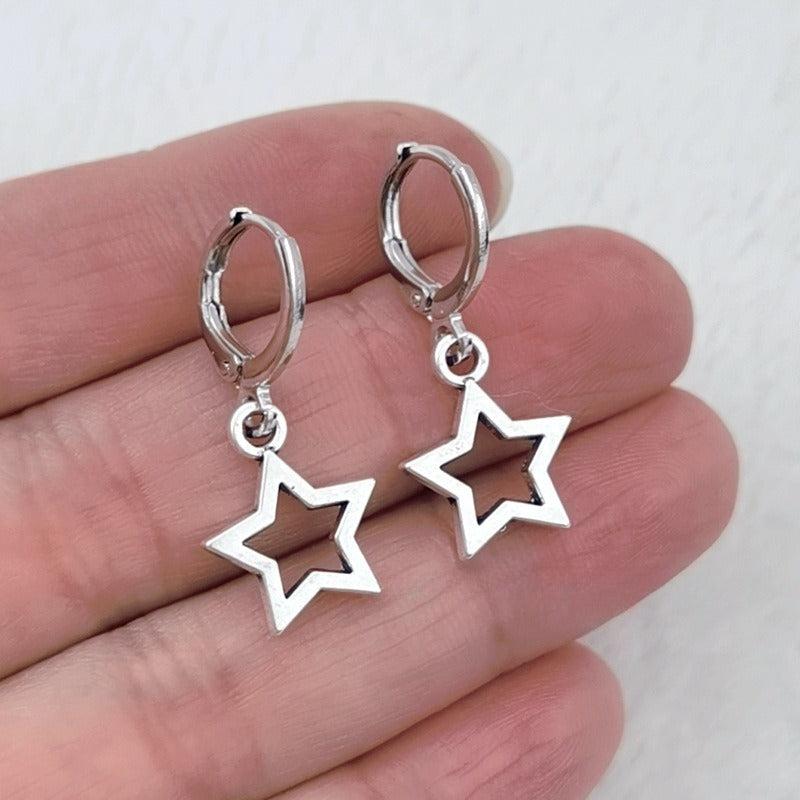 Mini Star Earrings Gift Holiday Jewelry