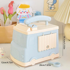Cartoon Car Lock Piggy Bank Christmas Gift