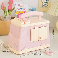 Cartoon Car Lock Piggy Bank Christmas Gift