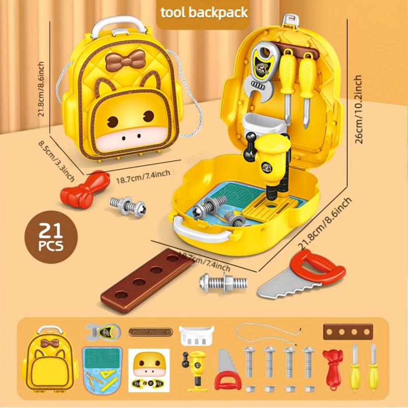 Kids' Play House Toy Shoulder Messenger Bag - 4 Types
