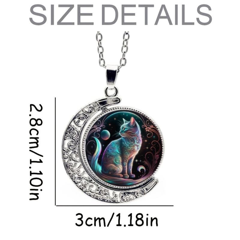 Crystal Pendant Necklace Men's Women's Jewelry