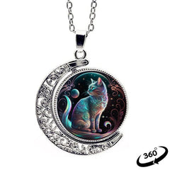 Crystal Pendant Necklace Men's Women's Jewelry