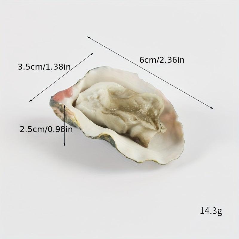 Seafood Scallop Model Backpack Zipper Head Decoration